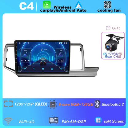 Android 14 Car Radio for Honda Stepwgn 2.0 RK 2009-2013-2015 Multimedia Video GPS Player BT Carplay 2din Navigation NO 2din