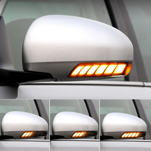 FOR Prius Wish Myvi Crown REIZ  Side Mirror Signal Blinker dynamic blue light white light yellow fluorescent lamp welcome light