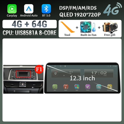 12.3inch Android 14 For KIA K5 Optima 2015 2016 2017 2018 2019 Car Radio Multimedia Navigation GPS Carplay Stereo Touch Screen