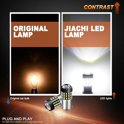 JIACHI Wholesale 100PCS BAY15D 1157 P21/5W Led Car Bulb 1156 BAU15S T25 3157 7443 Brake Lights Daytime Running Lamp DRL DC12-24V