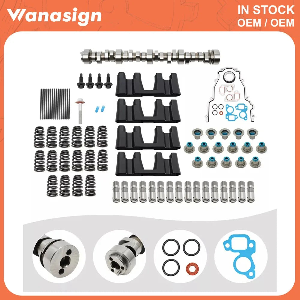 Engine Sloppy Mechanics Stage 2 Cam Kit Fit 5.3 5.7 6.0 6.2 L For Chevrolet GMC LS L92 L99 5.3L 5.7L 6.0L 6.2L V8 GAS 1997-2007