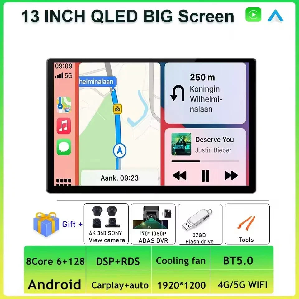 Android 14 Carplay Auto Car Radio For Peugeot 5008 4008 3008 2017 2018 2019 2020 Multimedia Video Player Navigation GPS Stereo