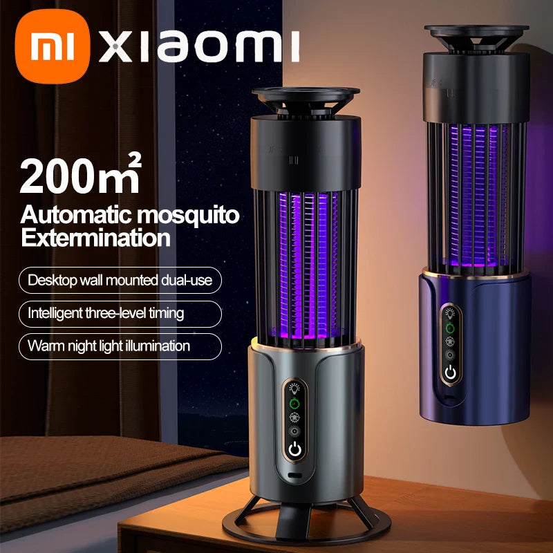 Xiaomi Mosquito Killer Lamp Insect Fly Trap Camping Lantern USB Timing Electric Mosquito Swatter Outdoor Insect Killer Repellent