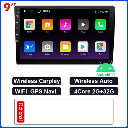 ESSGOO 2 Din Android Car Radio Automotive Multimedia Wireless Carplay GPS Stereo For Volkswagen Nissan Hyundai Kia Toyota Ford