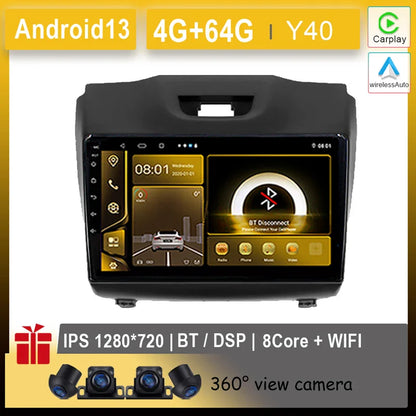 Car Radio Android For Chevrolet Holden S10 TRAILBLAZER COLORADO ISUZU DMAX Auto Navigation Carplay NO 2din DVD Player Stereo