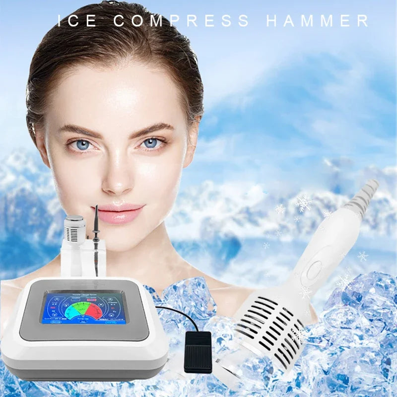 High Frequency Red Blood Vessel Vascular Removal 60W RF Facial Cleaner Beauty Machine Needle Spider Veins Remover Skincare Tool