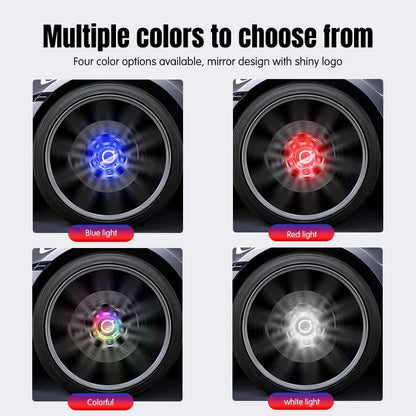 Hub Light Car Wheel Caps Light Center Cover Lighting Cap Floating Illumination LED auto For Volvo XC40 XC60 XC90 S60 V40 V50 V70