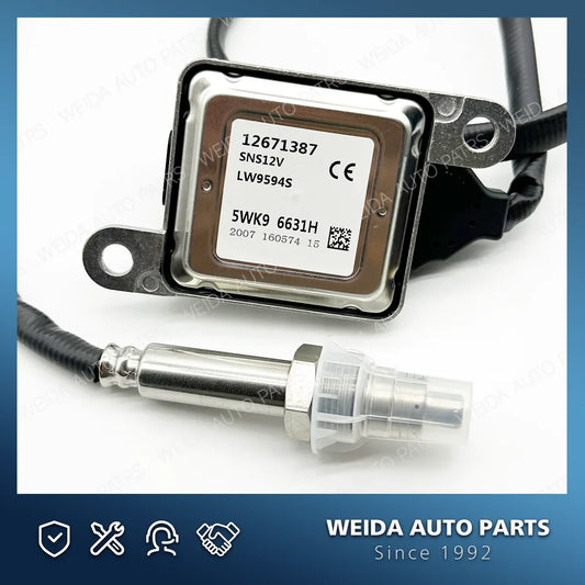 Nitrogen Oxide Sensor NOx Sensor 12671387 5WK96631H For Chevrolet GMC Duramax Diesel 6.6L 12642310 12669594 19256343