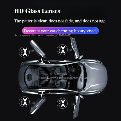 Car Door Welcome Light For Xpeng G9 2022-2025 Modification Atmosphere Light Max Decorative LED Xiaopeng G9 Projection Light