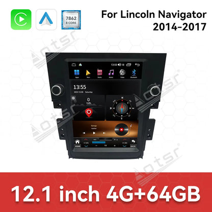 Touch Screen Android 14 Auto Multimedia Car Radio For Lincoln Navigator 2014-2017 Car GPS Navigation Audio Stereo Head Unit
