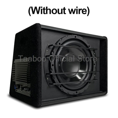 10 Inch 12V Super Subwoofer 800W High Power Car Speaker Car Audio Processor Fever DIY Car Active Amplifier Speaker Modification