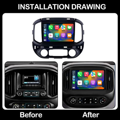 Android Auto For Chevrolet Colorado Sierra GMC 2014 - 2018 Car Radio Video Multimedia Player BT WiFi GPS Navigation Touch Screen