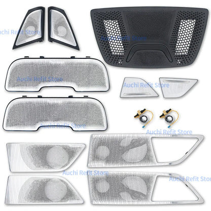 11 Colour LED Speaker Cover For BMW New 7Series G11 G12 Car Midrange Tweeter HiFi Music Stereo Horn Ambient Light Decorate Refit
