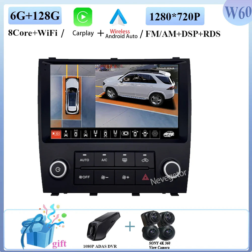 2Din Android 14 For Lexus IS200 XE10 1999 - 2005 Car Radio Multimedia Player GPS Navigation Stereo Wireless Carplay No 2din DSP