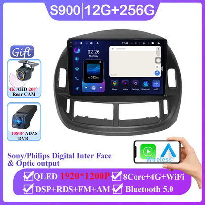 Android 14 Car For Toyota Previa ESTIMA ACR30 Tarago 2002-2006 QLED Stereo Radio Multimedia Player Head Unit GPS 4G BT Carplay