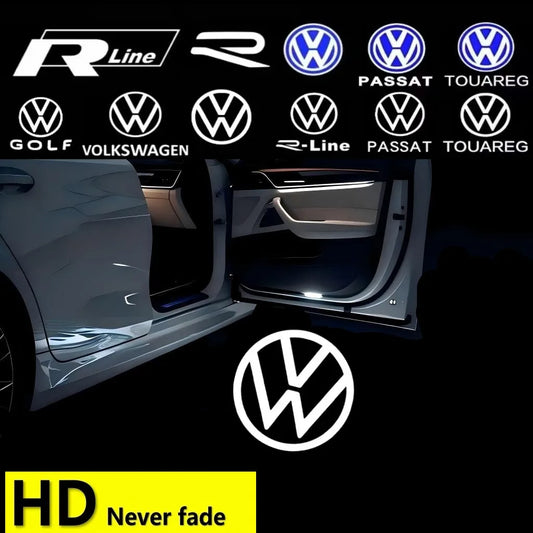 HD LED Car Door logo Projector Light Accessories For VW Touareg 7P 7L R5 CR7 2006 2007 2008 2010 2023 2022 2020 2021 2019 2004