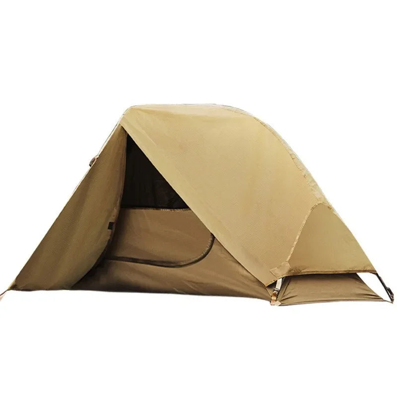 Rainproof March Camouflage Overnight Double-layer Single Outdoor Ultra-lightweight Camping Tent 미니텐트 Палатка