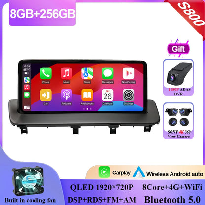 10.25 Inch Android 14 For MAZDA CX-9 CX 9 CX9 2016-2021 Car Radio Multimedia Player GPS Navigation Carplay Android Auto 2din DVD