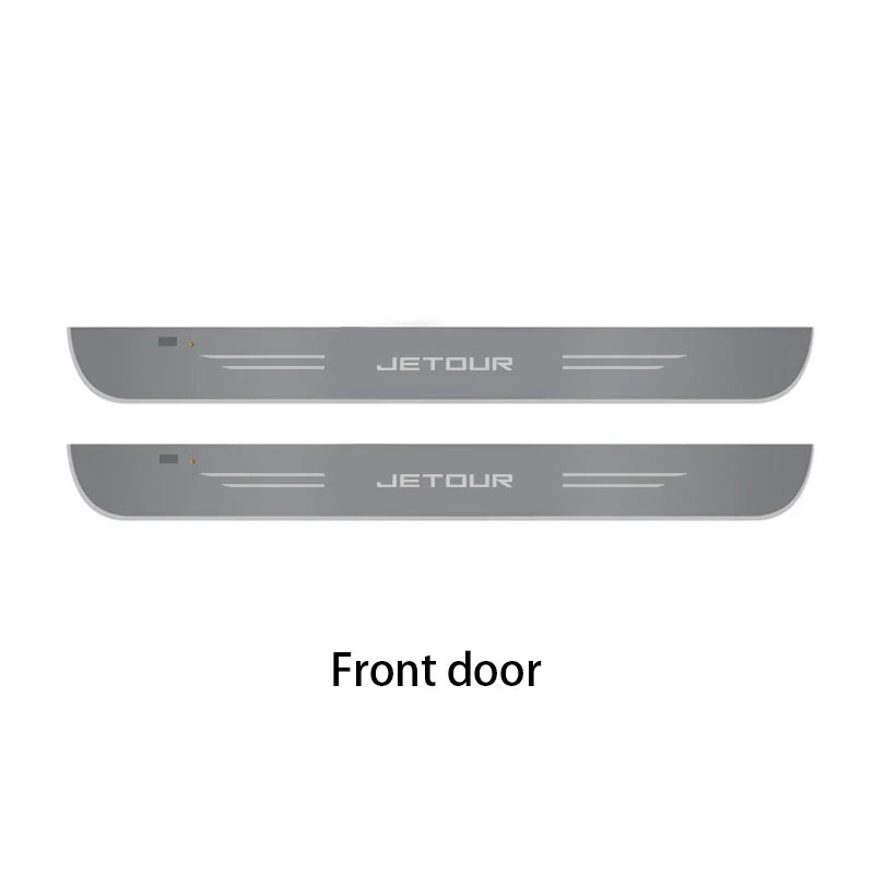 For Chery Jetour X70 X70SM X90 X95 DASHING i-DM T2T3 Car Wireless LED Welcome Pedal Threshold Light passage Atmosphere lamp