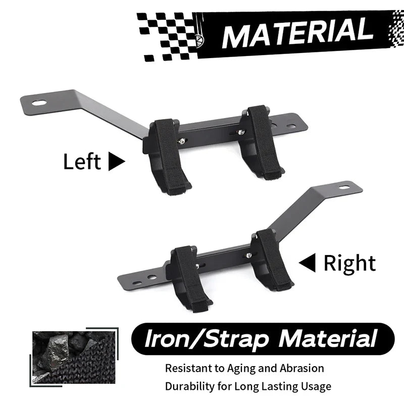 BAWA Car Front Seat Fire Extinguisher Bracket for Suzuki Jimny 2007-2017 Interior Rack Accessories