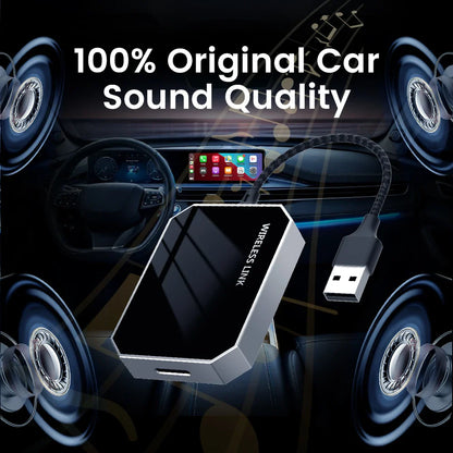 New HEYINCAR Carbitlink to Wireless Android atuo adapter Carplay wireless For Baic Jetour Geely Dongfeng GAC Yandex map spotify