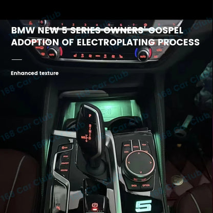 LED 11 Colours Ambient Lights For BMW New 5 series 6GT G30 G32 M5 Car Center Console Saddle Light Interior Decorative Lamp Refit