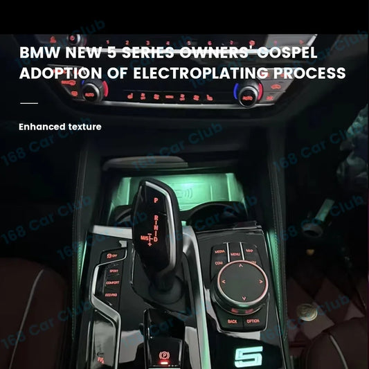 LED 11 Colours Ambient Lights For BMW New 5 series 6GT G30 G32 M5 Car Center Console Saddle Light Interior Decorative Lamp Refit