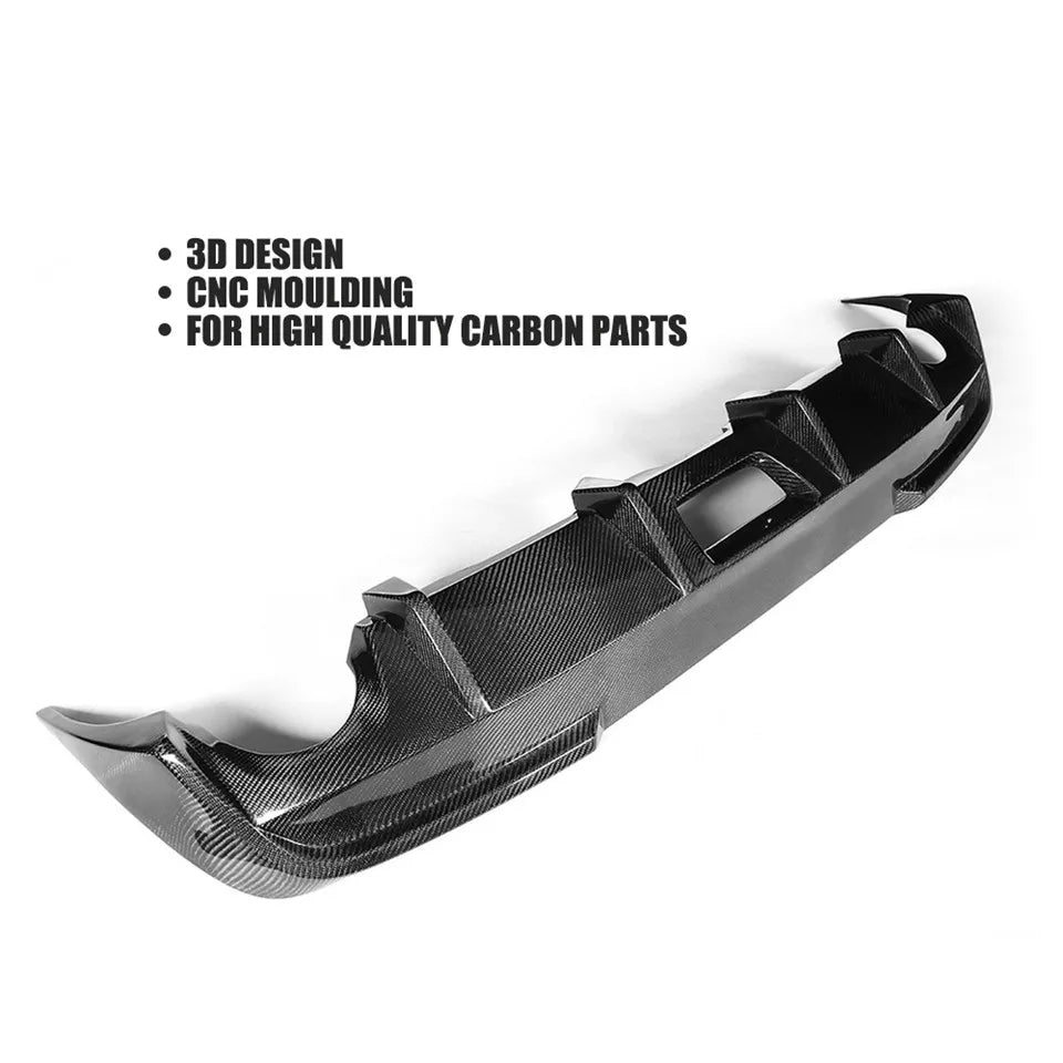 Carbon Fiber / FRP Rear Bumper Lip Diffuser for Infiniti G37 Base Sedan 4-Door 2010 - 2013 Rear Bumper Diffuser Splitters