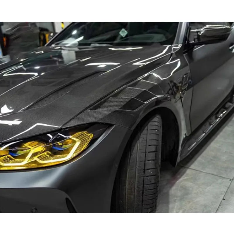 For BMW M3 M4 G80 G82 BMW Carbon Fiber Fender Modified Fender Side Auto Parts Body Kit