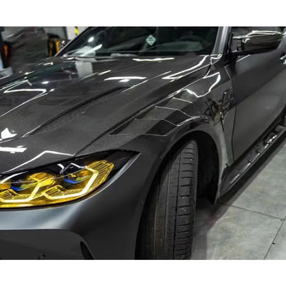 For BMW M3 M4 G80 G82 BMW Carbon Fiber Fender Modified Fender Side Auto Parts Body Kit