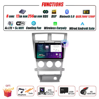 Car Radio Carplay For Dodge Avenger JS 2007 - 2010 For Dodge Nitro 2006 - 2011 Navigation GPS Android Auto Multimedia Player BT