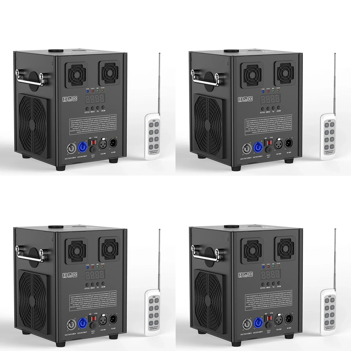 Yiflamefly 4Pcs 700W Pyrotechnics Machines Cold Spark Fireworks Machine Dmx512 With Remote Control for Party Christmas Wedding