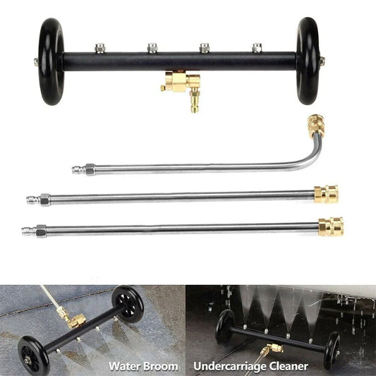 Pressure Undercarriage Washer Cleaner Car Wash Water Broom Attachments Under Body Cleaning Chassis Washer Fan Nozzle Auto tools power tools
