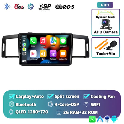 Android 14 Car Radio Multimedia Player For Infiniti M35 2003-2010 NISSAN FUGA 2005-2010 Auto Carplay Car Stereo wifi+4G Ai voice