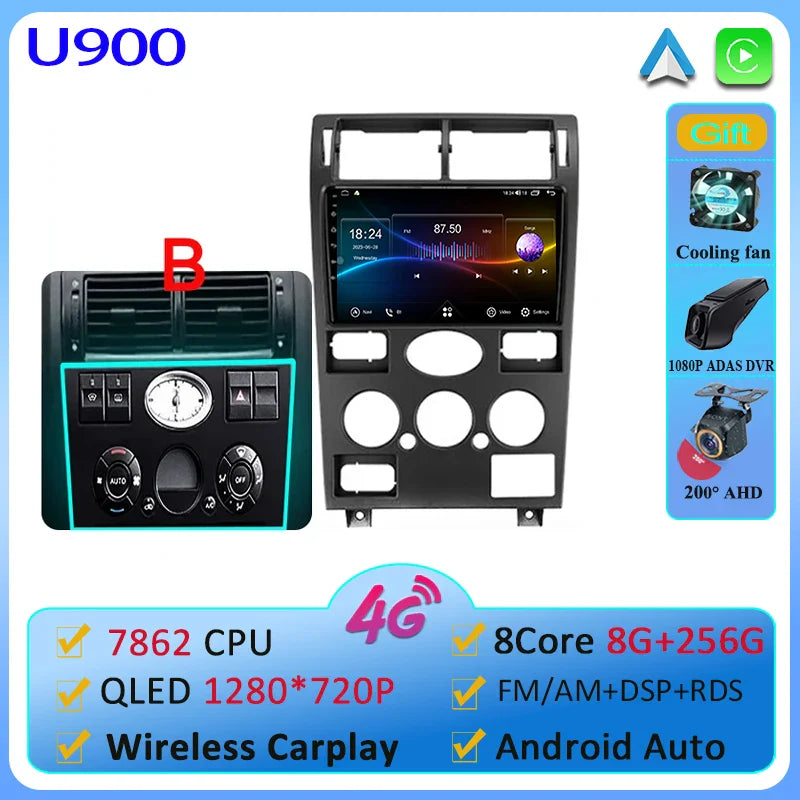 Car Android 13  For Ford Mondeo 3 2000-2007 Car Radio Multimedia Video Player Navigation GPS No 2 din Dvd 4G WIFI Carplay Stereo