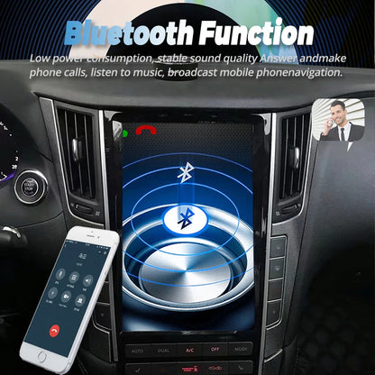 13.6" Android Car Radio For Infiniti Q50 Q50l Q50s Q60 2014-2020 Multimedia Video Stereo GPS Navigation Carplay DSP Head Unit