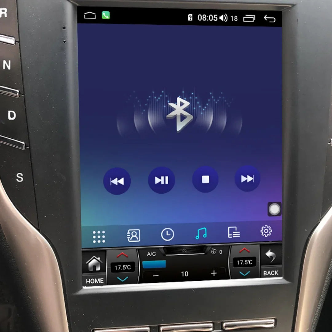 Android 13 DSP For Lincoln MKZ MKC MKX Continental 2014 - 2019 Tesla IPS Screen Car Multimedia Player GPS Navigation Audio Video