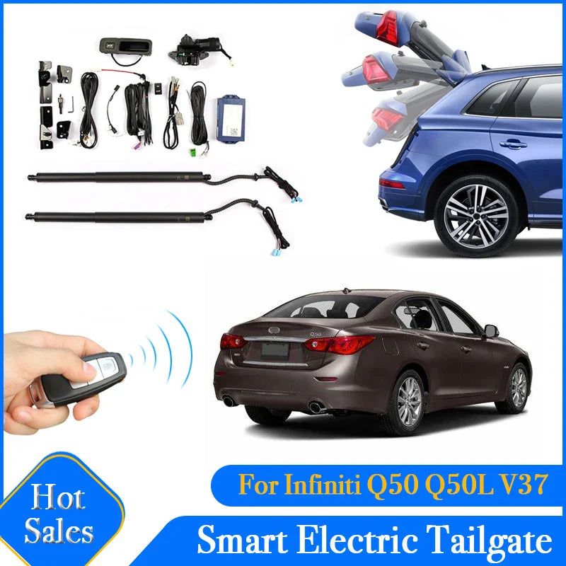 Car Power Trunk Opening Electric Suction Tailgate Intelligent Tail Gate Lift Strut For Infiniti Q50 Q50L V37 2013~2024 Special