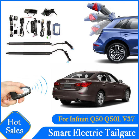 Car Power Trunk Opening Electric Suction Tailgate Intelligent Tail Gate Lift Strut For Infiniti Q50 Q50L V37 2013~2024 Special