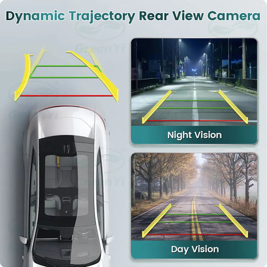 Dynamic Trajectory Trunk Handle Rear View Camera For BMW X1/3/5 E39 E53 E82 E88 E84 E90 E91 E92 E93 E60 E61 E70 F10 F30 F11 F25