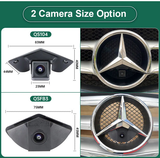 MCCD AHD 1080P 1000TVL Car Front View Logo Camera For Mercedes Benz Vito Viano A B C E GL SLK GLK SL ML GLA GLC GLE Class