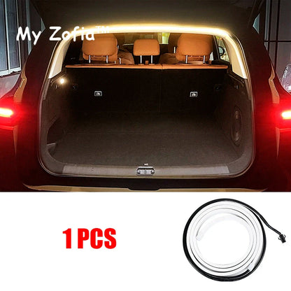 For Leapmotor C10 2024 2025 Car Rear Trunk LED Light Bar Strip Trunk Interior Brightening Decorative Lamp Strip Automatic Light.
