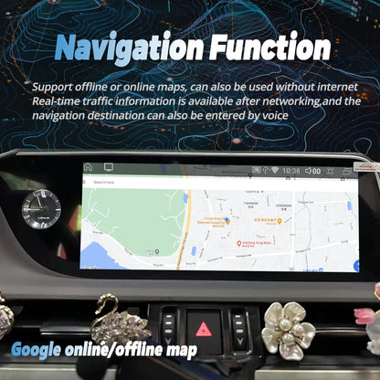 10.25" Android 14 Wireless Auto Radio CarPlay For Lexus UX UX200 UX250h Car Multimedia WiFi 4G Navigation GPS Stereo Screen