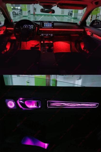 Led Atmosphere Light For 2022 Honda 11th generation Civic luminous active ambient light original 1:1 mold 64 color Key Controls