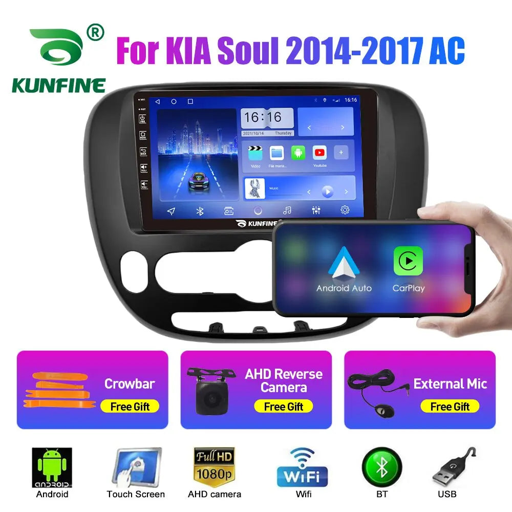 Car Radio For KIA Soul 2014-2017 2Din Android Octa Core Car Stereo DVD GPS Navigation Player Multimedia Android Auto Carplay