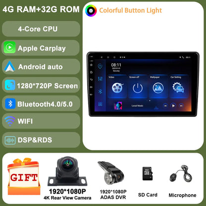Android 14 For GMC Chevrolet Avalanche Silverado Tahoe Equinox Impala Traverse Express Traverse Car Radio Multimedia Carplay GPS