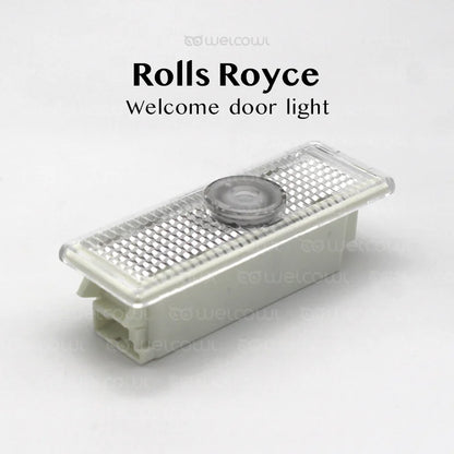 Welcome Light For Rolls Royce Phantom Coolinan Gust Curry Wraith Customization Car Door Icon Glass Quartz Lamp HD LED Projector