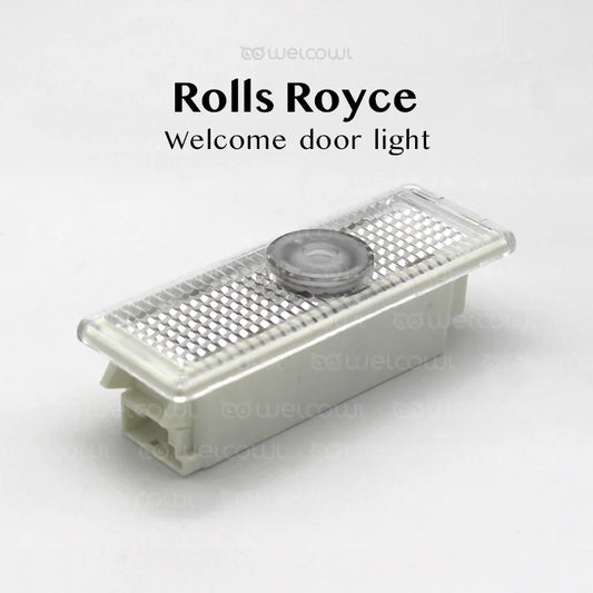 Welcome Light For Rolls Royce Phantom Coolinan Gust Curry Wraith Customization Car Door Icon Glass Quartz Lamp HD LED Projector