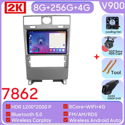 Android13 For Lincoln Navigator 2003 - 2009 Car Radio Video Multimedia Player Navigation Carplay GPS WIFI BT Stereo NO 2din DVD