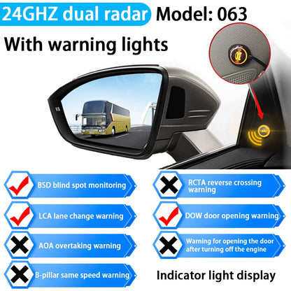 Car Blind Spot Detection System BSD Sensor Drive Rear Mirror Monitoring for Chevrolet Silverado LD GMC Sierra Limited 2016~2019